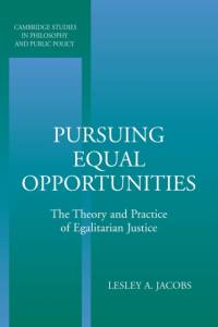 Pursuing Equal Opportunities av Lesley A. (York University Jacobs
