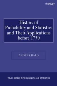 A History of Probability and Statistics and Their Applications before 1750 av Anders (Formerly Hald