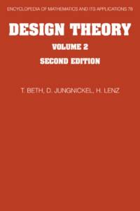 Design Theory: Volume 2 av Thomas (Universitat Fridericiana Karlsruhe Beth