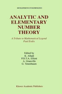Analytic and Elementary Number Theory av Krishnaswami Alladi