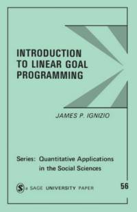 Introduction to Linear Goal Programming av James P. Ignizio