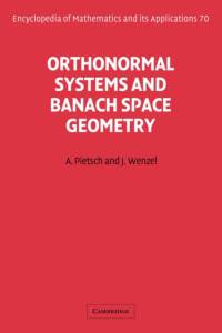 Orthonormal Systems and Banach Space Geometry av Albrecht (Friedrich-Schiller-Universitat Pietsch