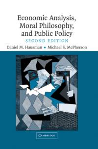 Economic Analysis, Moral Philosophy and Public Policy av Daniel M. (University of Wisconsin Hausman