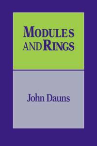 Modules and Rings av John (Tulane University Dauns