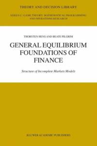General Equilibrium Foundations of Finance av Thorsten Hens