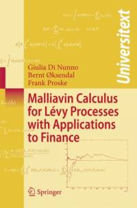 Malliavin Calculus for Levy Processes with Applications to Finance av Bernt Oksendal