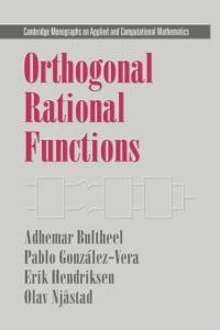 Orthogonal Rational Functions av Adhemar (Katholieke Universiteit Leuven Bultheel