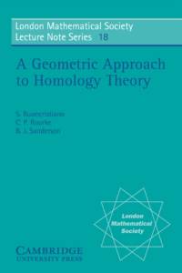 A Geometric Approach to Homology Theory av S. Buonchristiano
