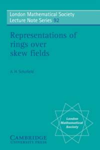 Representations of Rings over Skew Fields av A. H. Schofield