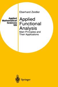 Applied Functional Analysis av Eberhard Zeidler