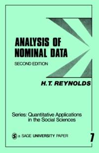 Analysis of Nominal Data av H. T. Reynolds