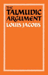The Talmudic Argument av Louis Jacobs