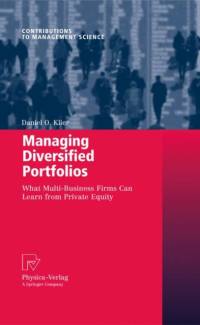 Managing Diversified Portfolios av Daniel O. Klier