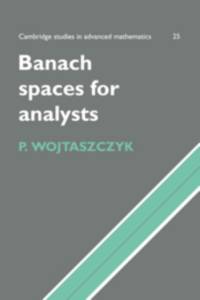 Banach Spaces for Analysts av P. (Professor) Wojtaszczyk