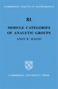 Module Categories of Analytic Groups av Andy R. Magid