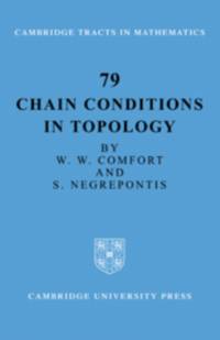 Chain Conditions in Topology av W. W. Comfort