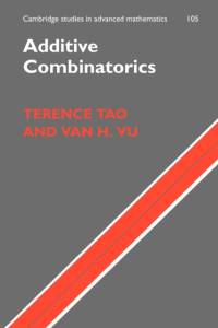 Additive Combinatorics av Terence (University of California Tao