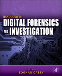 Handbook of Digital Forensics and Investigation av Eoghan (Eoghan Casey Casey
