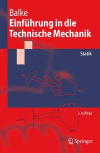 Einfuhrung in die Technische Mechanik av Herbert Balke