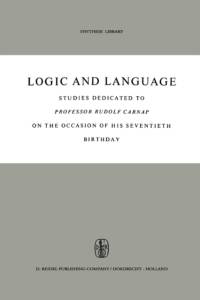 Logic and Language