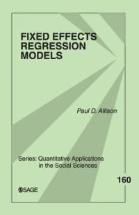Fixed Effects Regression Models av Paul D. Allison