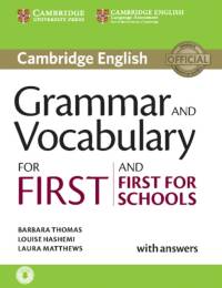 Grammar and Vocabulary for First and First for Schools Book with Answers and Audio av Barbara Thomas