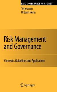 Risk Management and Governance av Terje Aven