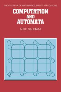 Computation and Automata av Arto Salomaa