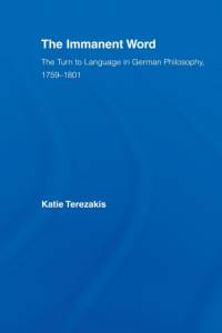 The Immanent Word av Katie (Rochester Institute of Technology Terezakis