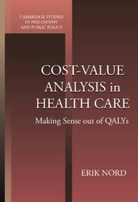Cost-Value Analysis in Health Care av Erik (National Institute of Public Health Nord