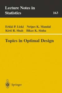 Topics in Optimal Design av Kirti R. Shah