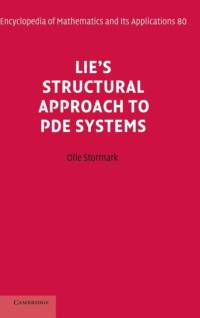 Lie's Structural Approach to PDE Systems av Olle (Royal Institute of Technology Stormark