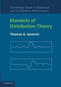 Elements of Distribution Theory av Thomas A. (Northwestern University Severini