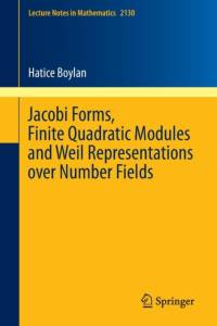Jacobi Forms, Finite Quadratic Modules and Weil Representations over Number Fields av Hatice Boylan