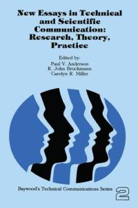 New Essays in Technical and Scientific Communication av Paul Anderson