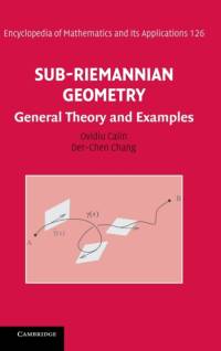 Sub-Riemannian Geometry av Ovidiu (Eastern Michigan University) Calin