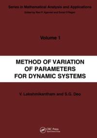 Method of Variation of Parameters for Dynamic Systems av V. Lakshmikantham