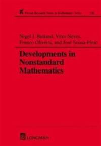 Developments in Nonstandard Mathematics av Nigel J Cutland
