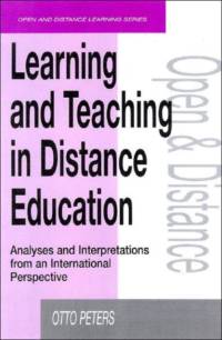 Learning and Teaching in Distance Education av Otto Peters