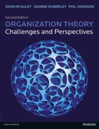 Organization Theory av John McAuley