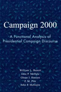 Campaign 2000 av William L. Benoit