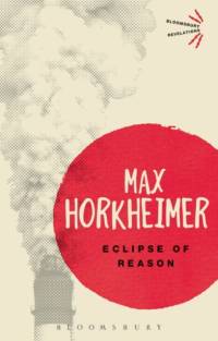 Eclipse of Reason av Max Horkheimer