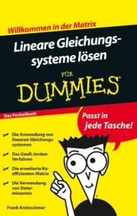 Lineare Gleichungssysteme losen fur Dummies av Frank Kretzschmar