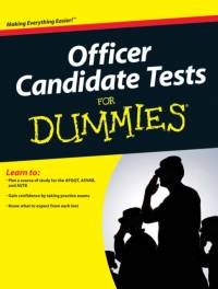 Officer Candidate Tests For Dummies av Jane R. Burstein