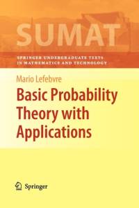 Basic Probability Theory with Applications av Mario Lefebvre