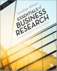 Essentials of Business Research av Jonathan Wilson