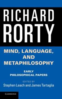 Mind, Language, and Metaphilosophy av Richard Rorty