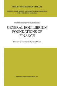 General Equilibrium Foundations of Finance av Thorsten Hens