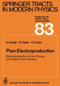 Pion-Electroproduction av Edoardo Amaldi
