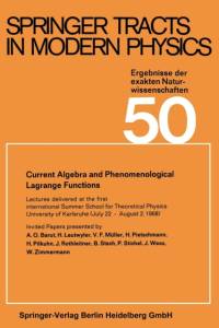 Current Algebra and Phenomenological Lagrange Functions av Thomas Muller